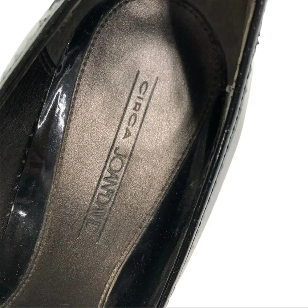 Circa Joan & David Black Patent Leather Pump 8.5